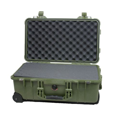 Pelican 1510  od green case with foam faa approved for airlines for sale