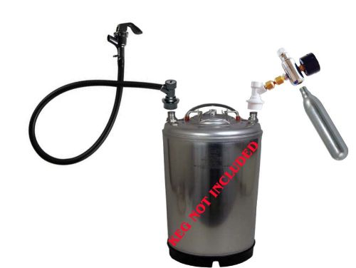 CO2 Beer Tap Full System Kegerator Keg Faucet Hose Cornelius Gas Regulator