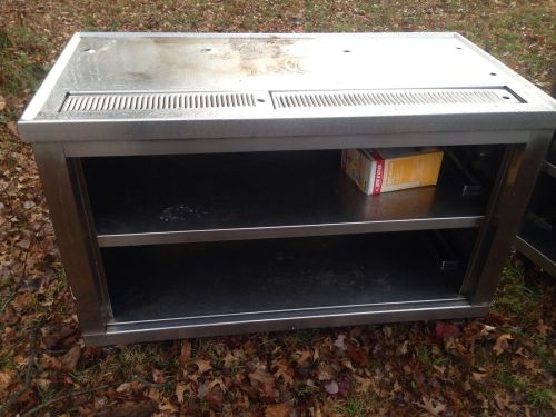 Custom Stainless Steel Water Filling Waiter Station Cabinet Table 50&#034; X 26&#034;