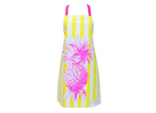 Pineapple Pink Yellow Modern Gorgeous Gift idea New Cotton Apron Annabel Trends