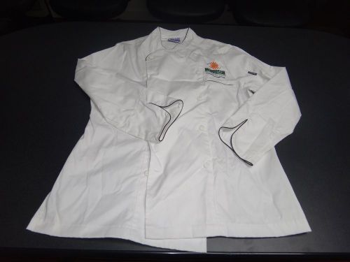 Chef&#039;s Jacket, Cook Coat, with MORRISON LOGO, Sz L  NEWCHEF UNIFORM - FEMALE