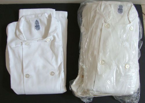 White Chef Coat Sizes S,M, L  EWC, Inc. 150 - 200 Shirts