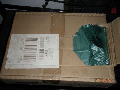 Plastic Merchandise Bags dark green 6.5x9.5
