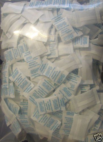 100 Silica Gel 1 Gram Packets Meets FDA Food Packaging New Desiccant (Sachet)