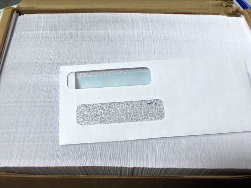 #8 Double Window Redi-Seal Envelopes, White, Box of 500 8 5/8&#034; x 3 5/8&#034;