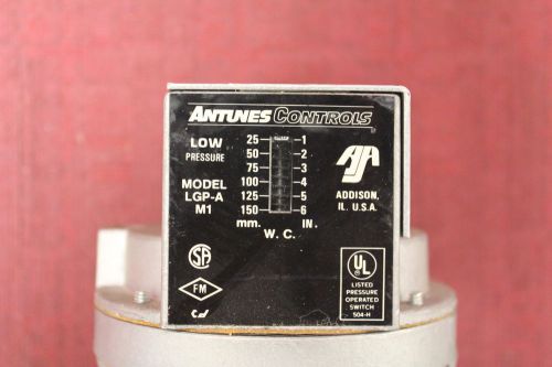 Antunes Controls LGP-A M1 Low Pressure Switch Used