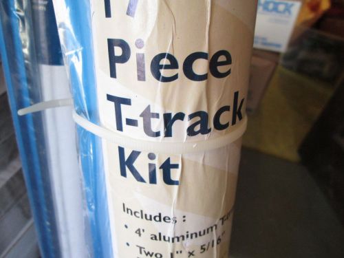 New 17-Piece Universal T-Track Kit - Woodworking Jigs- Jig Parts &amp; Kits &gt;T-Track
