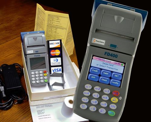 First Data FD400 Wireless Credit Card Machine