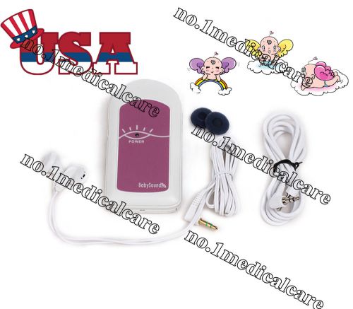 CE&amp;FDA Pocket Fetal doppler baby sound A+ earphone [US Stock]