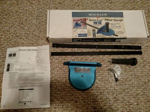 Rockler Sure-Loc Miter Gauge System.  New.