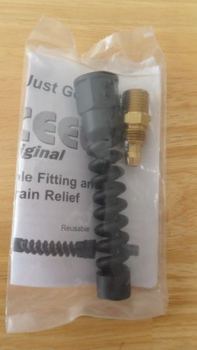 Coilhose Pneumatics Strain Relief Replacement Fitting 1/4 Id 1/4 MPT PRM0404SR
