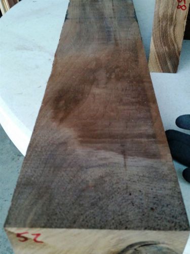 Thick 8/4 black walnut board 27.5 x 5.75 x 2in. wood lumber (sku:#l-52) for sale