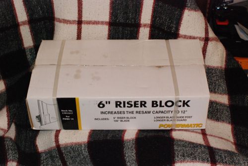 Powermatic 6&#034; Riser Block for PWBS 14