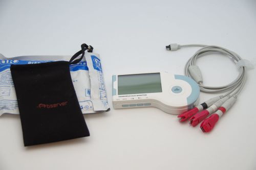 Md100b portable handheld  ecg monitor  open box , demo , fully working for sale