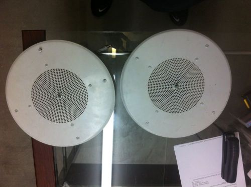 Ceiling Mount Speaker, White ---- lot of 2 - send your offer,we will accept
