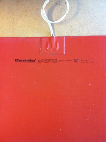 Chromalox Heater Pad SLN Series 240 Volt 400 Watt P/N: SLN-12-12-0-127
