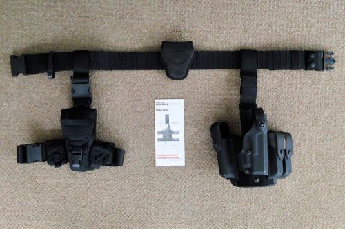 Safariland / blackhawk / bianchi: complete police tactical thigh rig - for sale
