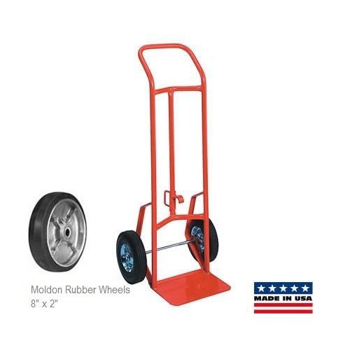 Wesco 210349 156dh heavy duty drum hand truck 8&#034;x2&#034; moldon rubber wheels for sale