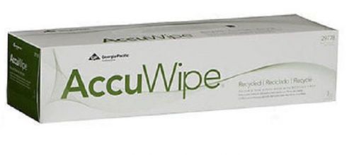 Lot Of 20 AccuWipe Recycled One Ply  Delicate Task Wipers White #29756
