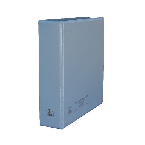 ESD Binder, 8.5x11 In, 3 In Ring 07420