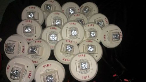 Lot of 9 siemens s-hp-mcs strobe fire alarm for sale