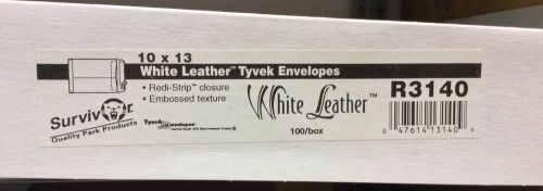 Tyvek Envelopes Dupont White Leather Survivor #3140 10x13