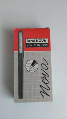 vintage Berol  Nova  FX  metal tip roller pen 9202
