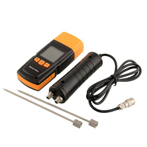 Gm620 ce digital wood moisture meter lcd timber damp detector tester sensor for sale