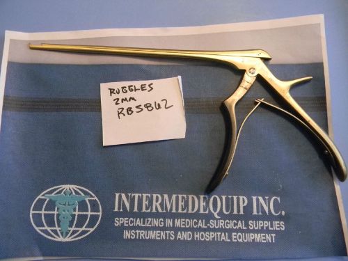 Ruggles integra r1490 surgical neuro 40 deg up 3mm kerrison rongeurs 8&#034; for sale