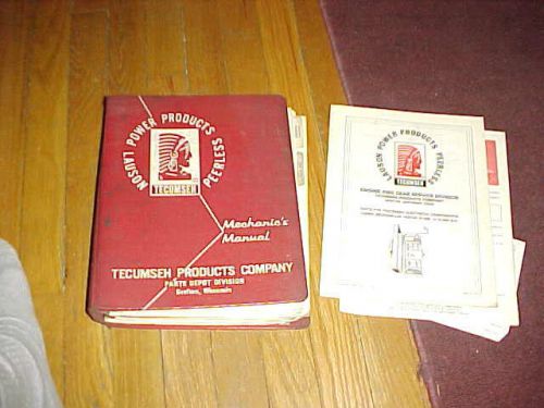 rare tecumseh lauson  mechanics manual 1973