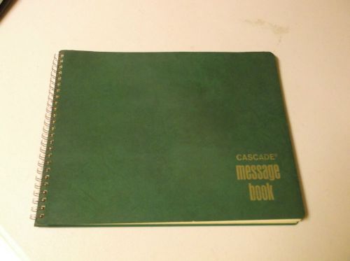 Cascade Carbonless  &#034;While You Were Out&#034; Message Binder  Book