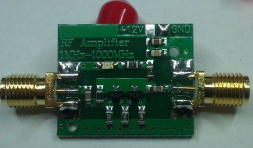 1PC 10 mW Broadband RF Amplifier FM radio amplifier 10KHz-1000MHz
