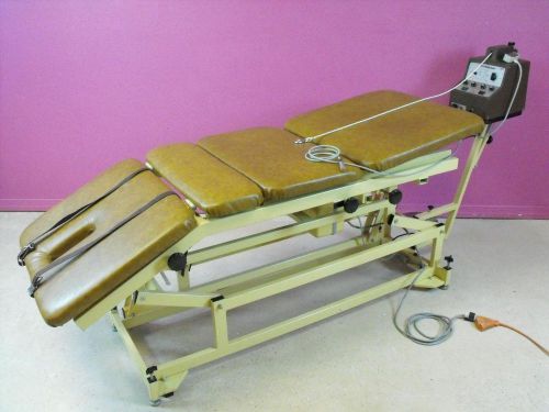 Chattanooga tre-24 hi-lo chiropractic traction table 200lb pull t-700 machine for sale