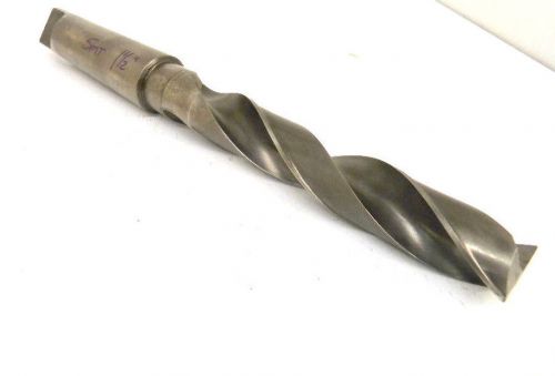 USED 1-1/2&#034; TAPER SHANK TWIST DRILL with FLAT CUTTING EDGE (1.50&#034;)