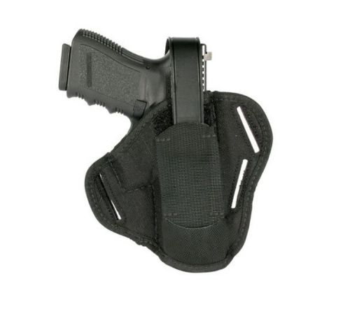 Blackhawk 40pc06bk black nylon 3-slot pancake 3.25&#034;-3.75&#034; barrel gun holster for sale