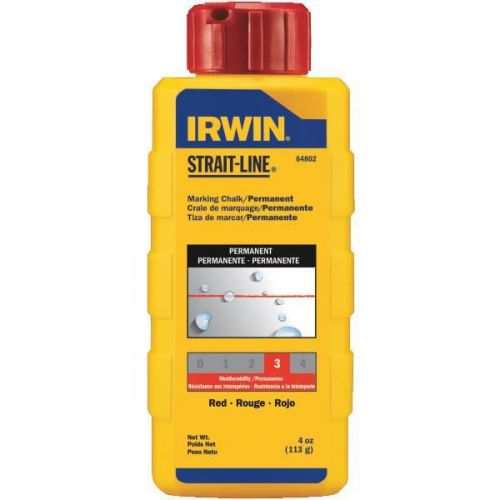 Irwin 64802 Powdered Chalk-4OZ RED CHALK