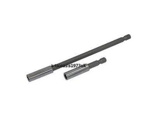 2 pc Magnetic Screwdriver Power Bit Holder Set - 60mm and 150mm Long