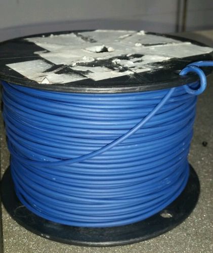 About 400&#039; 14 gauge stranded blue wire