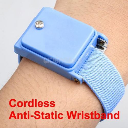 gi#b Cordless Wireless Anti Static ESD Discharge Cable Band Wrist Strap Slim New