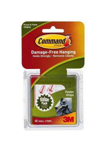 Command Poster Adhesive Value Pack, 48-Strip