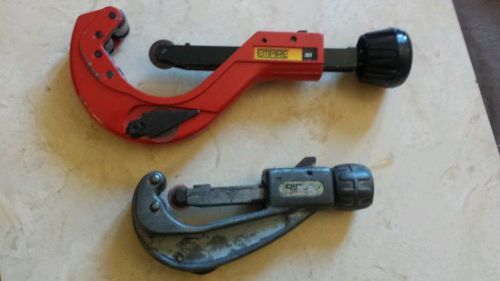 Ridgid Pipe cutter 151 6-42mm and Empire 2831 6-64 mm plumbing tools copper pipe