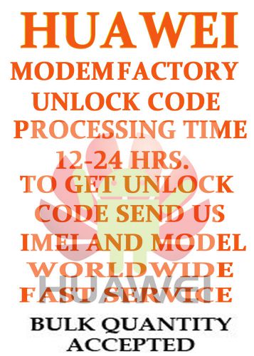 Huawei usb modem Unlock Code E3272 E3372 E3276 E5372 E5332 E586 R205 R206 E5776
