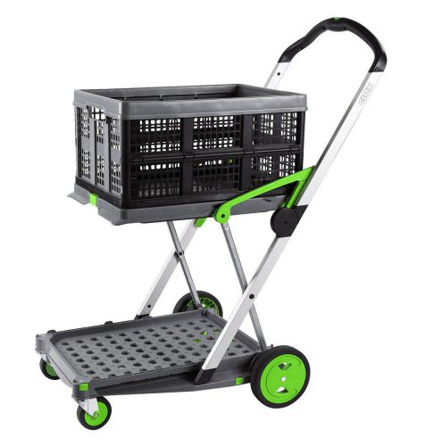 Clax folding trolley - one basket included(brand new) for sale