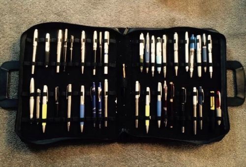 Deluxe Executive Sample Pen Set Case And 40 Pens Included