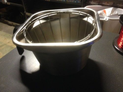 Fetco Coffee Brew Basket Stainless Steel 8-7/8 inch square &amp; about 5.5&#034; tall