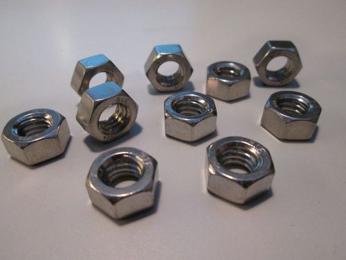 5/16&#034;-18 316 STAINLESS STEEL HEX NUT 100 PCS.