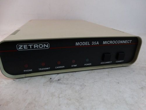 ZETRON MICROCONNECT 35 INTERCONNECT MODEL 35  W/ INSTRUCTION MANUAL