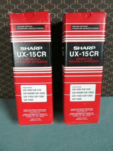 Sharp Imaging Film Lot 2 UX 15 CR Electronics Fax Office Supplies Unopened