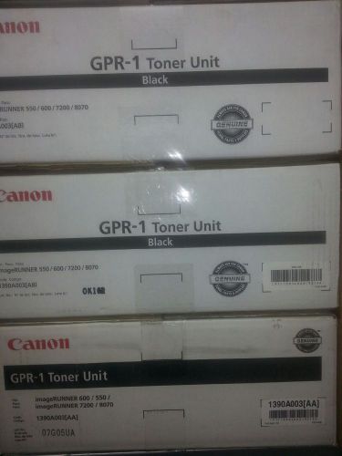 Canon GPR-1 Toner - IR550,600,7200 -  Case of 3-Ctgs. - 1390A003AA