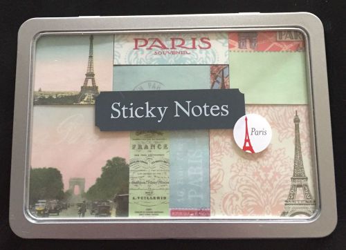 Paris Sticky Notes Set 480 Cavallini Papers cute NIP planner accessories decor
